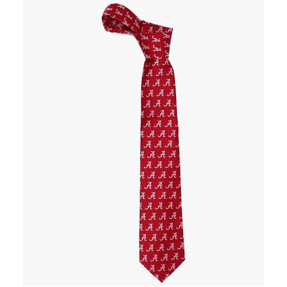 licensed University of Alabama Crimson Tide necktie by Donegal Bay 100% silk nWT